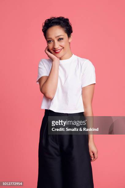 Ruth Negga from 'Preacher' poses for a portrait at the Getty Images Portrait Studio powered by Pizza Hut at San Diego 2018 Comic Con at Andaz San...