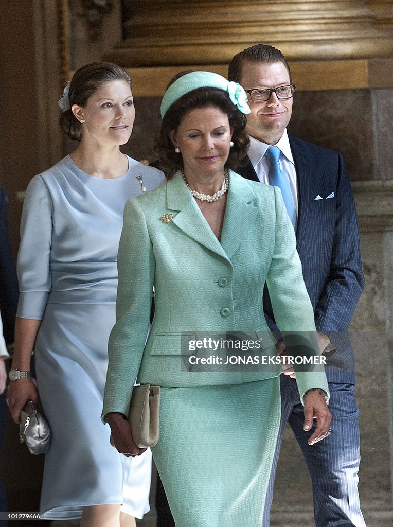 (FromL) Sweden's Crown Princess Victoria