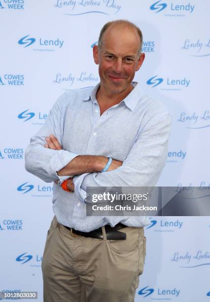 Presenter Phil Spencer attends a reception at the Lendy Cowes Week Ladies Day Prizegiving Reception at Northwood Housetakes on Ladies Day at Lendy...