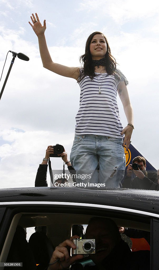 Reception Of Eurovision Contest Winner Lena Meyer-Landrut In Hanover