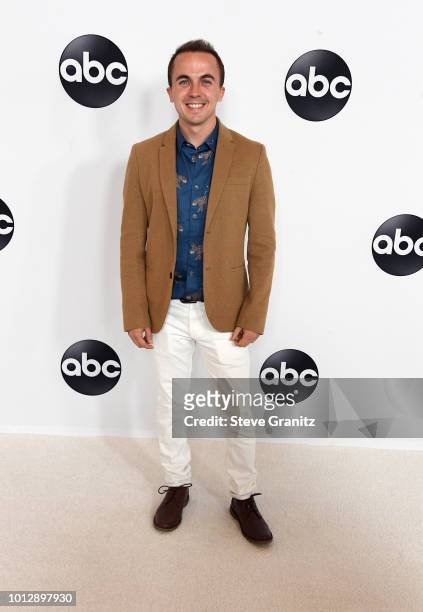 Frankie Muniz attends the Disney ABC Television TCA Summer Press Tour at The Beverly Hilton Hotel on August 7, 2018 in Beverly Hills, California.