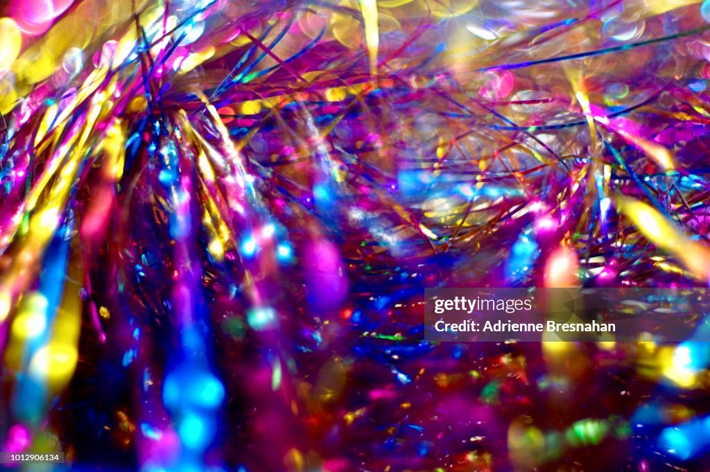 Rainbow Tinsel Explosion