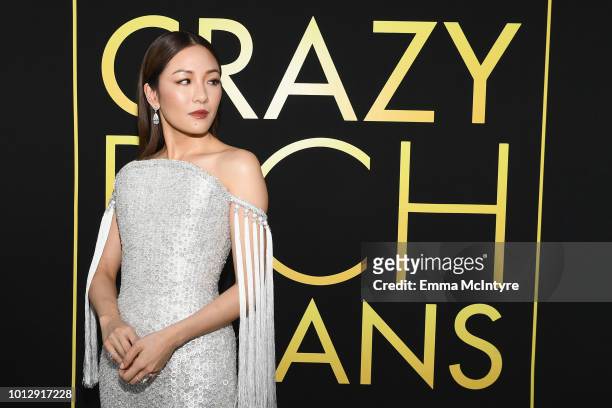 Actor Constance Wu arrives at Warner Bros. Pictures' "Crazy Rich Asians" Premiere at TCL Chinese Theatre IMAX on August 7, 2018 in Hollywood,...