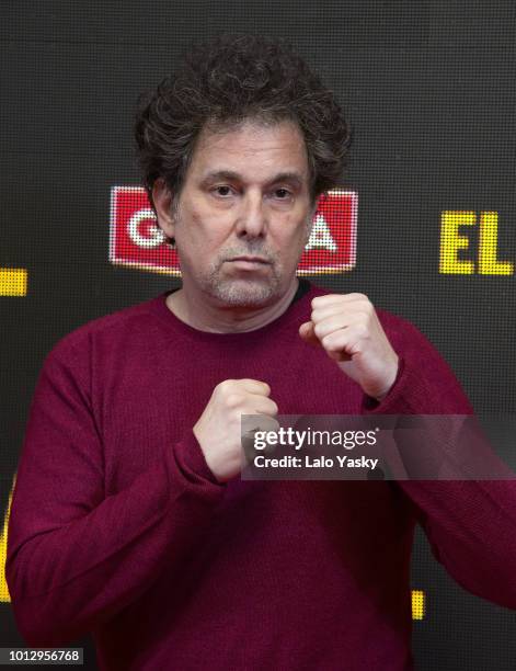 Andres Calamaro attends the premiere of 'El Angel' at the Hoyts Dot Baires cinema on August 7, 2018 in Buenos Aires, Argentina.