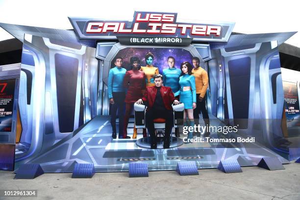 General view of the atmosphere during the Netflix's "USS Callister " Special Reveal Photo Call on August 7, 2018 in West Hollywood, California.