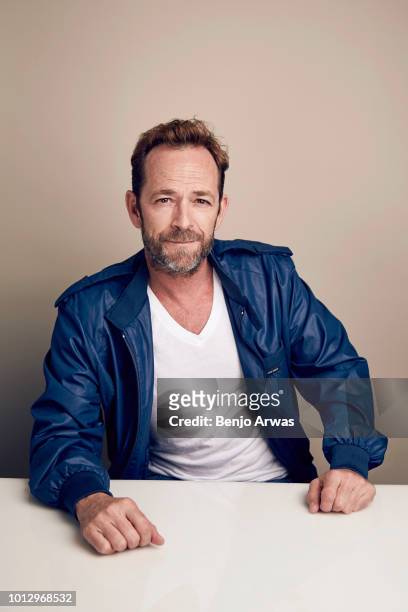 Actor Luke Perry of CW's 'Riverdale' poses for a portrait during the 2018 Summer Television Critics Association Press Tour at The Beverly Hilton...