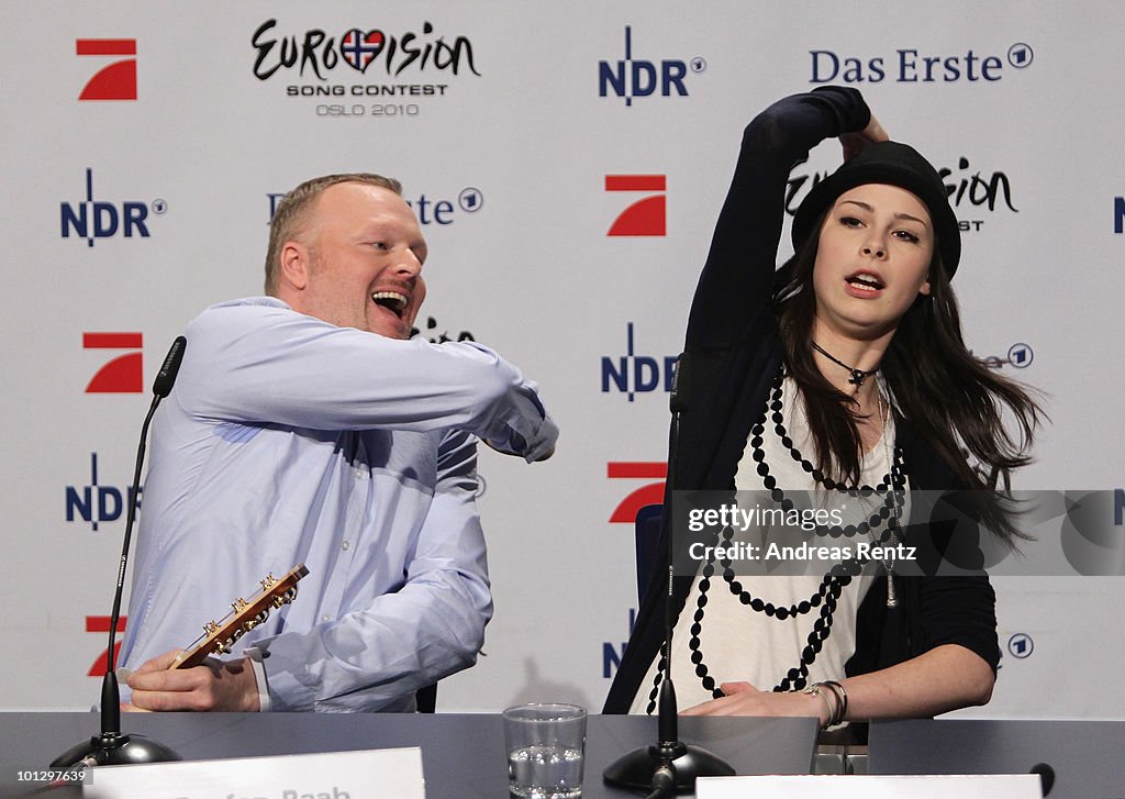 Eurovision Song Contest 2010 Winner Lena Holds Press Conference in Cologne
