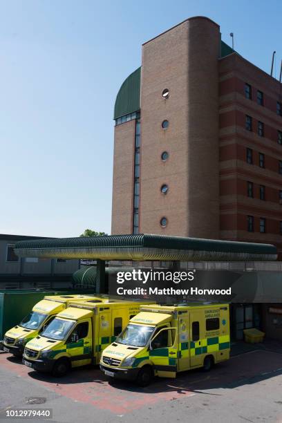 General view of the Royal Gwent Hospital on May 25, 2017 in Newport, United Kingdom.