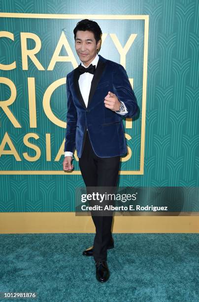 Chris Pang attends the premiere of Warner Bros. Pictures' "Crazy Rich Asiaans" at TCL Chinese Theatre IMAX on August 7, 2018 in Hollywood, California.