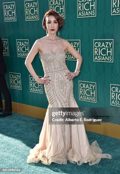 Amy Cheng attends the premiere of Warner Bros. Pictures' "Crazy Rich Asiaans" at TCL Chinese Theatre IMAX on August 7, 2018 in Hollywood, California.