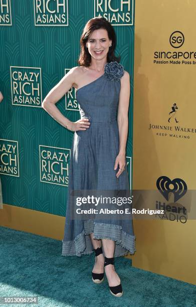 Perrey Reeves attends the premiere of Warner Bros. Pictures' "Crazy Rich Asiaans" at TCL Chinese Theatre IMAX on August 7, 2018 in Hollywood,...