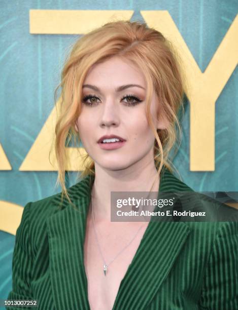 Katherine McNamara attends the premiere of Warner Bros. Pictures' "Crazy Rich Asiaans" at TCL Chinese Theatre IMAX on August 7, 2018 in Hollywood,...