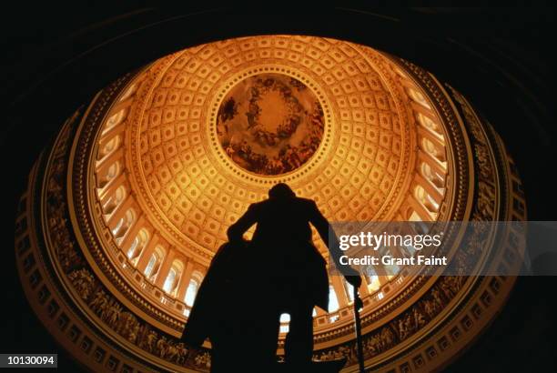 capitol rotunda, usa, washington, dc - アメリカ国会議事堂 ストックフォトと画像