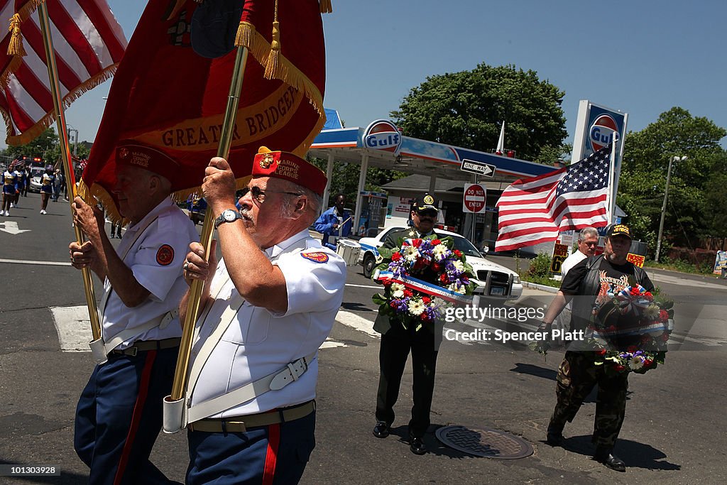 Memorial Day Parade Held In Bridgeport, Connecticut