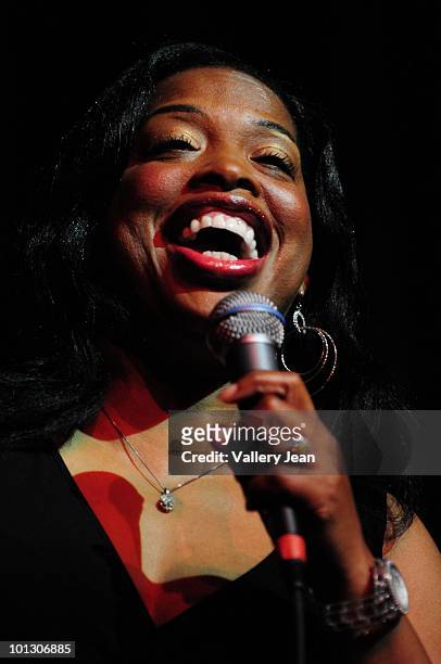 Comedian Adele Givens performs during 3rd Annual Memorial Weekend Comedy Festival at the James L. Knight Center on May 30, 2010 in Miami, Florida.
