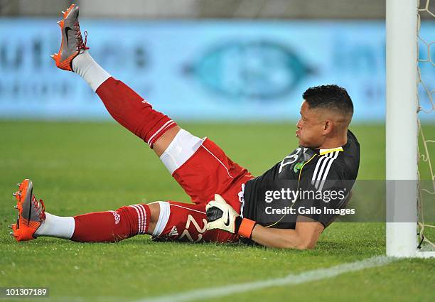 Moeneeb Josephs of South Africa is shown in action during the International Friendly match between South Africa and Guatemala at the Peter Mokaba...