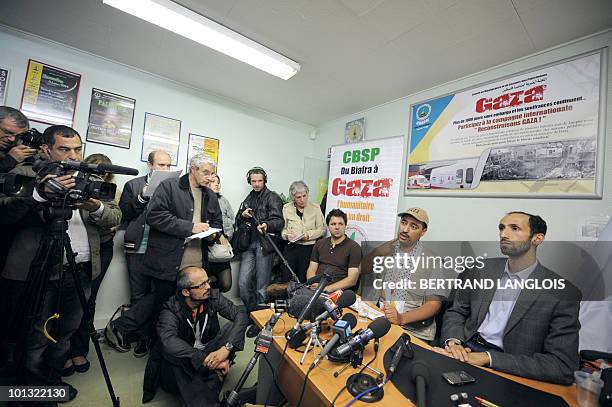 French Youssef Benderbal one of witnesses who experienced first hand Israel's deadly raid on a fleet of aid ships on May 31, before being detained...