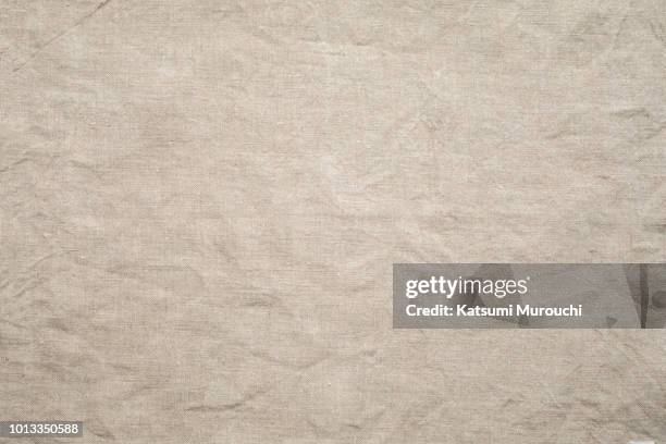 linen fabric texture background - テーブルクロス ストックフォトと画像