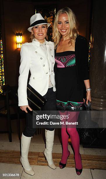 Hofit Golan and Noelle Reno attend the Quintessentially Awards at Freemasons Hall on June 1, 2010 in London, England.