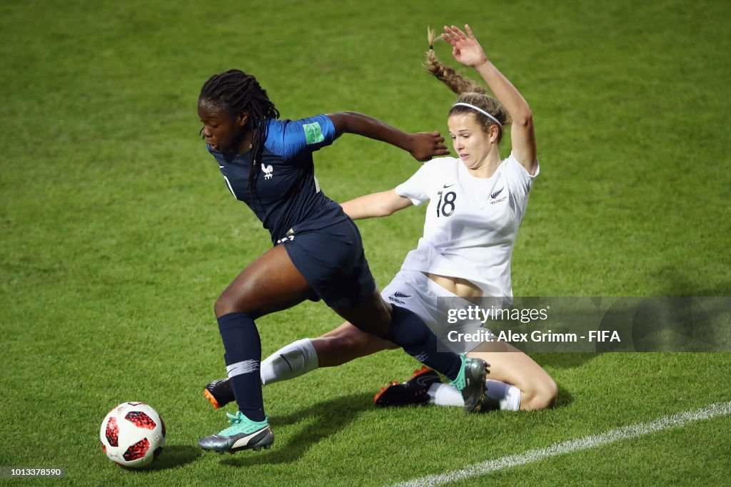 France v New Zealand: Group A - FIFA U-20 Women's  World Cup France 2018