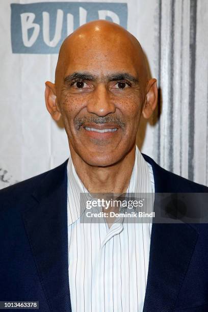 Author Tony Dungy attends Build Series to discuss the books 'Maria Finds Courage' and Austin Plays Fair' at Build Studio on August 8, 2018 in New...