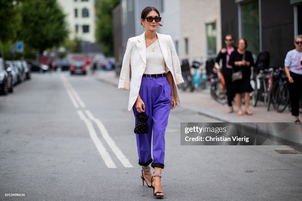 Street Style - Copenhagen Fashion Week Spring/Summer 2019 - Day 2