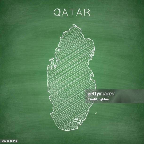 57 Qatar Map Drawing Stock Photos, High-Res Pictures, and Images ...