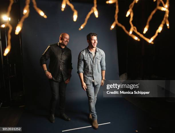 Designer John Varvatos and Musician/Actor Nick Jonas co-host launch party for their new fragrance collaboration JV x NJ.