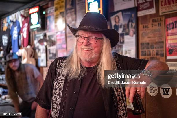 Songwriter John Scott Sherrill is seen at The Station Inn on August 8, 2018 in Nashville, Tennessee.