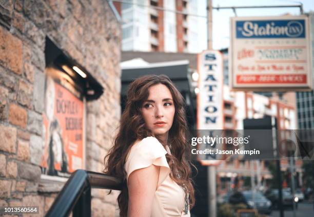 Country artist Emery Adeline is seen at The Station Inn on August 8, 2018 in Nashville, Tennessee.