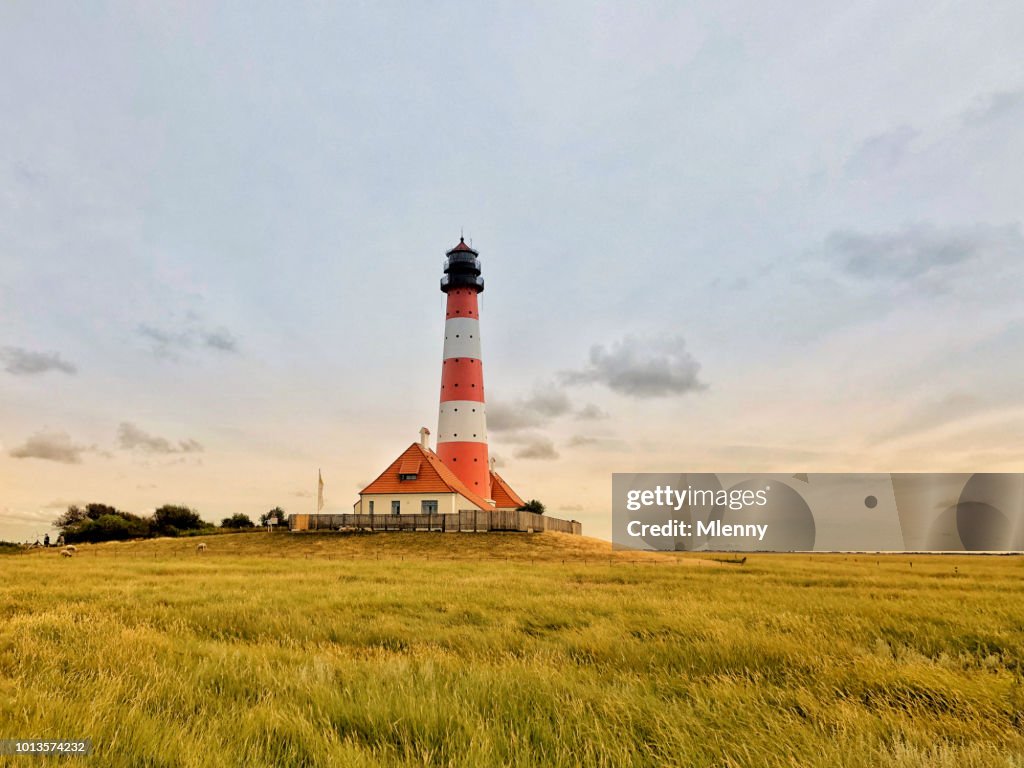 Westerheversand Lighthouse Nordfriesland Germany