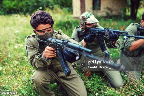 riots and social unrests in middle east - airsoft gun stock pictures, royalty-free photos & images