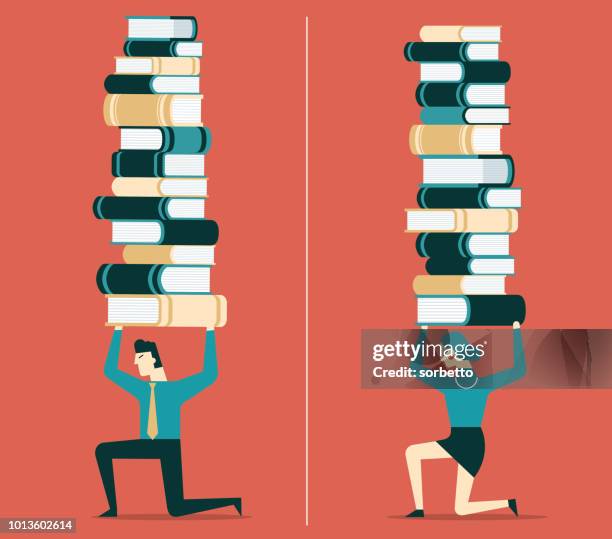 learning - white working class stock illustrations