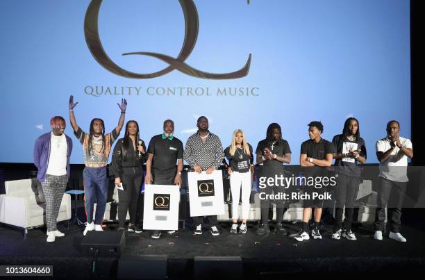 Lil Yachty, Takeoff, President of Motown Records, Ethiopia Habtemariam, COO of Quality Control Music Coach K, CEO of Quality Control, Pee, Yung Miami...