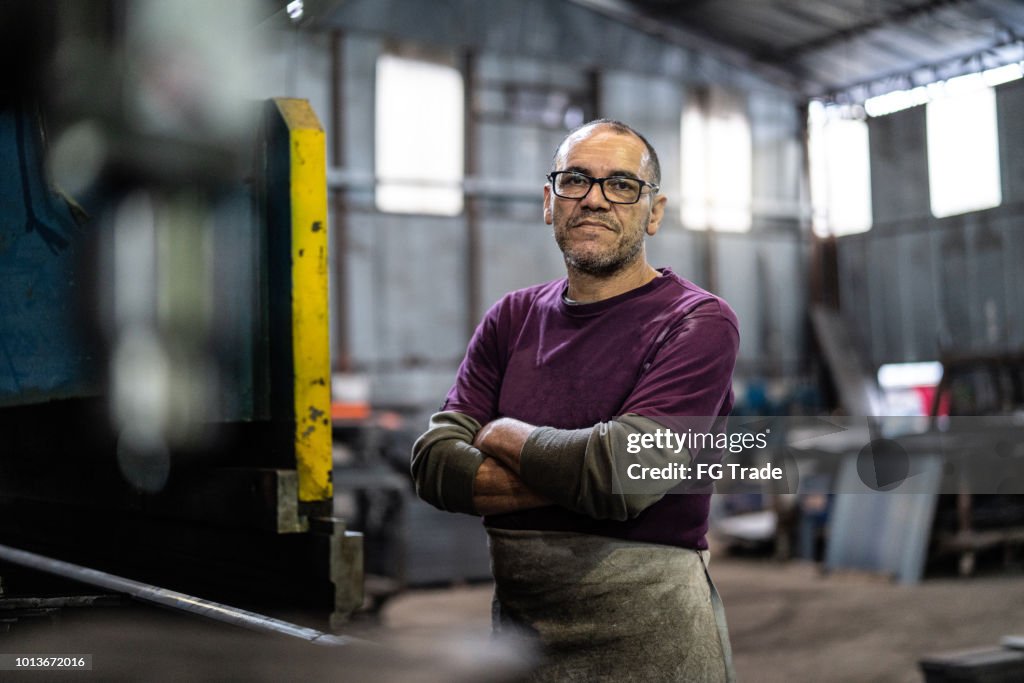 Industrial Worker Portrait