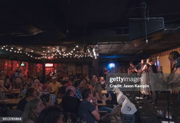 Country artist Emery Adeline performs at The Station Inn on August 8, 2018 in Nashville, Tennessee.