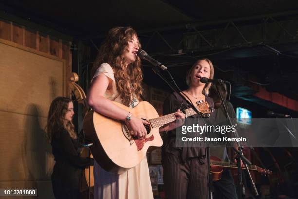 Country artist Emery Adeline performs at The Station Inn on August 8, 2018 in Nashville, Tennessee.