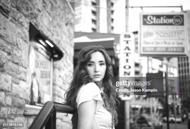 Country artist Emery Adeline is seen at The Station Inn on August 8, 2018 in Nashville, Tennessee.