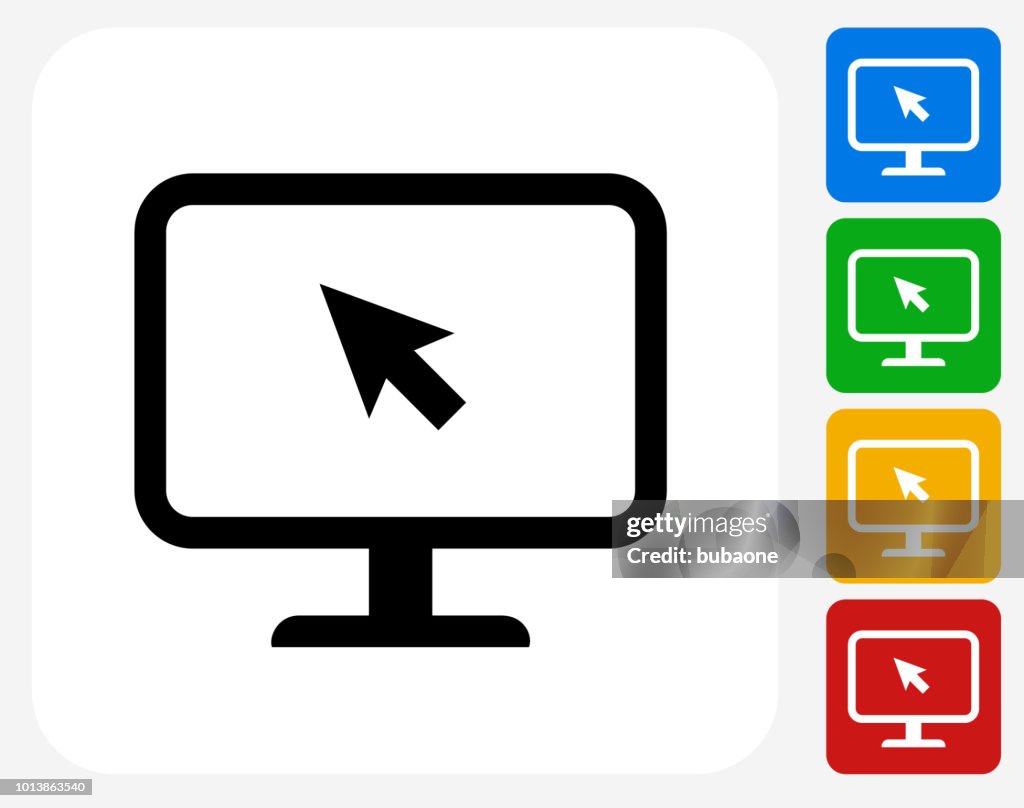 Simple Computer Monitor Icon