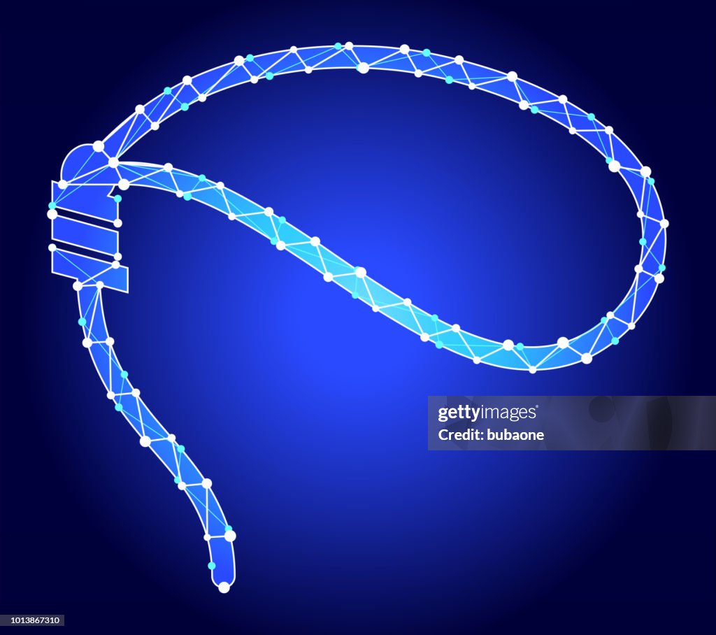 Triangle Rope Pattern Cowboy Rope Blue Triangle Node Vector Pattern High-Res Vector Graphic ...