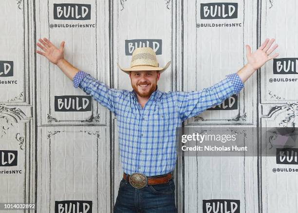 Country music star Cody Johnson visits Build Series to discuss his new single at Build Studio on August 9, 2018 in New York City.