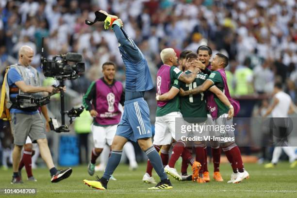 Goalkeeper Manuel Neuer of Germany, during the 2018 FIFA World Cup Russia group F match between Germany and Mexico at the Luzhniki Stadium on June...