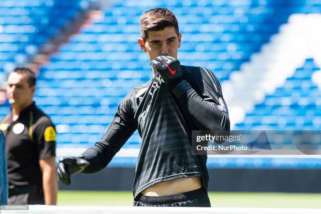 Real Madrid Unveil New Signing Thibaut Courtois