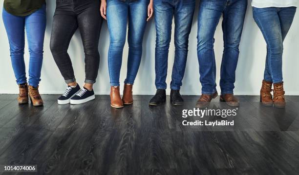 denim - let's get back to basics - footwear stock pictures, royalty-free photos & images