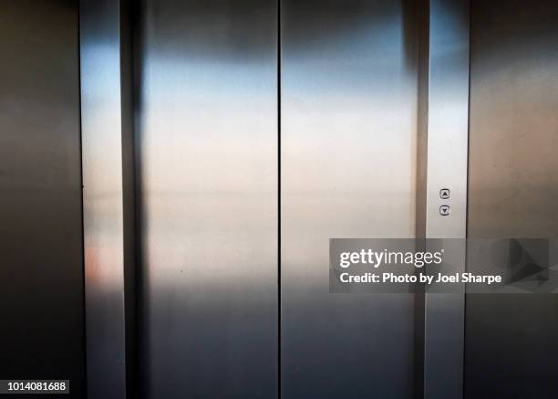 retro elevator - elevator door stock pictures, royalty-free photos & images