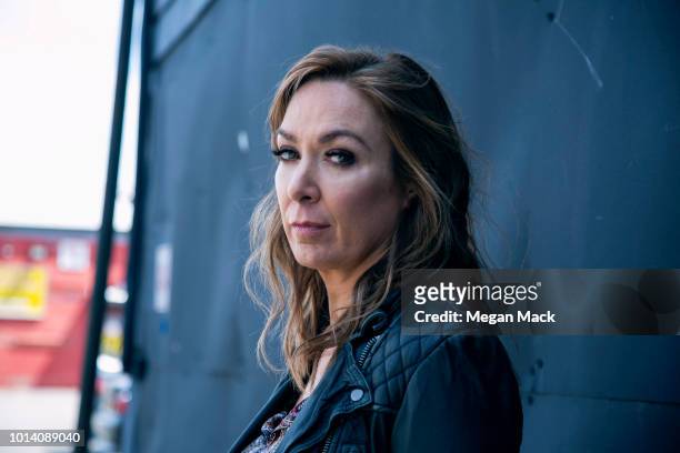 Actress Elizabeth Marvel is photographed for The Wrap on May 25, 2018 in Brooklyn, New York.