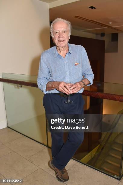 James Laurenson attends the press night after party for "Aristocrats" at The Hospital Club on August 9, 2018 in London, England.