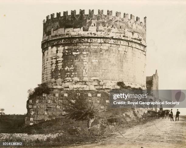Metella Rome 63 Tomb Of Caecilia Metella Stock Photos, High-Res Pictures, and Images ...