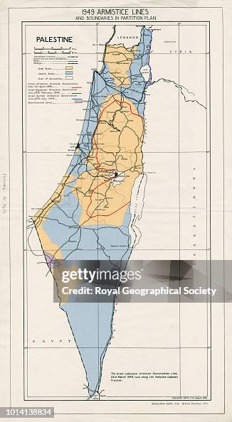 First Partition Flag Map Armistice lines and boundaries in partition plan, Scale [ca. 1:750 ...