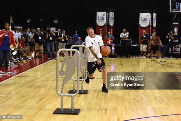 Jason Williams dribbles the ball during the Gatorade Skills Challenge at Jr. NBA World Championship Tournament at ESPN Wide World of Sports Complex...